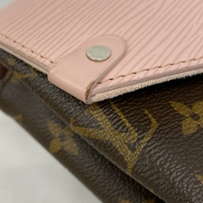 Louis Vuitton Shoulder Bag Monogram Epi San Michele M44033 Brown Rose Ballerine