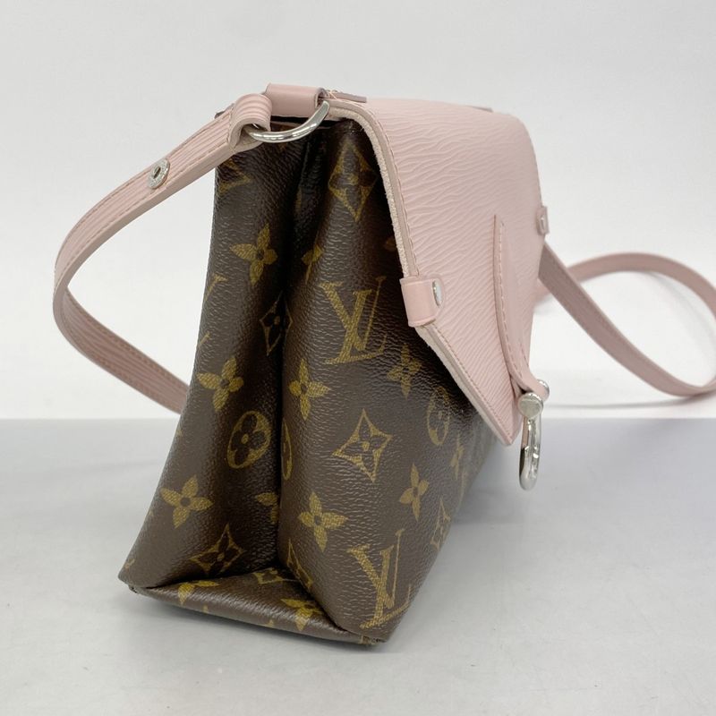 Louis Vuitton Shoulder Bag Monogram Epi San Michele M44033 Brown Rose Ballerine
