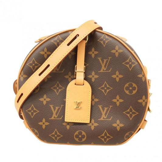 Louis Vuitton Shoulder Bag Monogram Bois Chapeau Soup MM M45647 Brown Women's