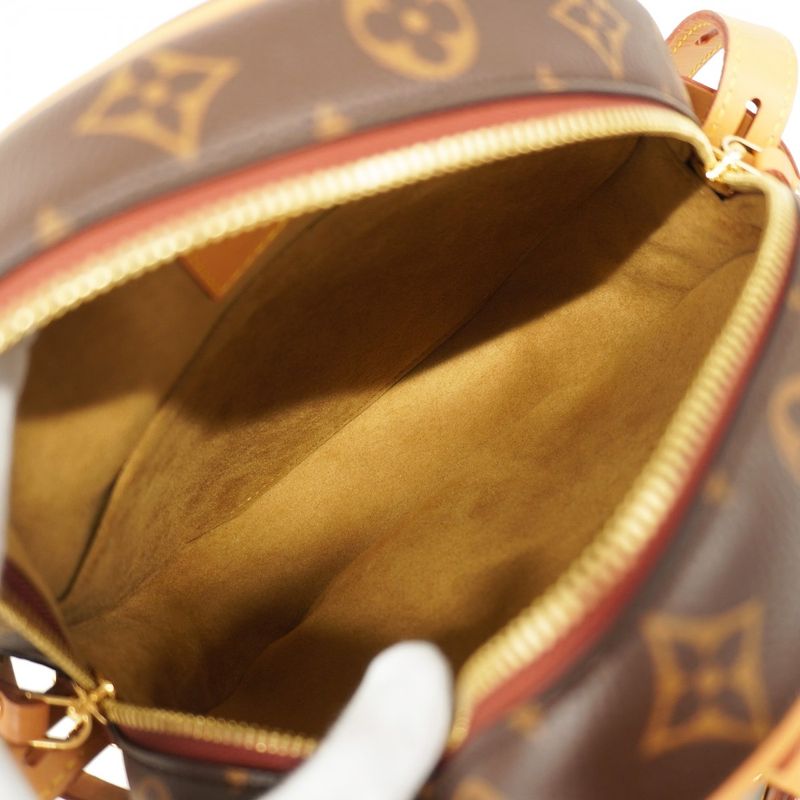 Louis Vuitton Shoulder Bag Monogram Bois Chapeau Soup MM M45647 Brown Women's