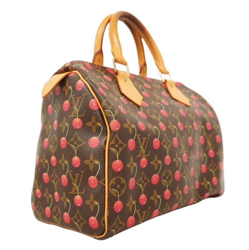 Louis Vuitton Handbag Monogram Cherry Takashi Murakami Speedy 25 M95009 Brown