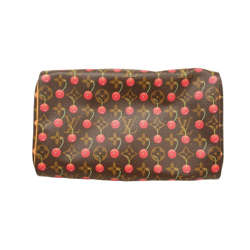 Louis Vuitton Handbag Monogram Cherry Takashi Murakami Speedy 25 M95009 Brown