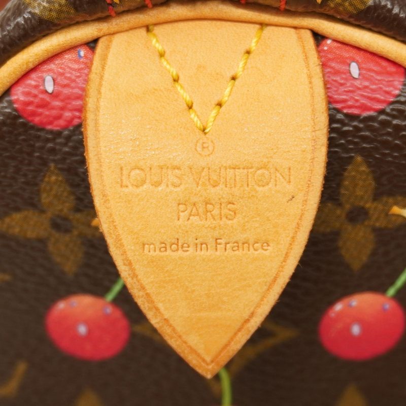 Louis Vuitton Handbag Monogram Cherry Takashi Murakami Speedy 25 M95009 Brown