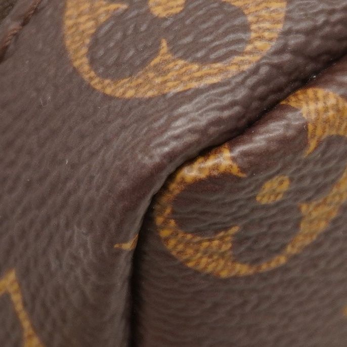 Louis Vuitton Shoulder Bag Monogram Stripe NIGO Double Phone Pouch M81005 Brown