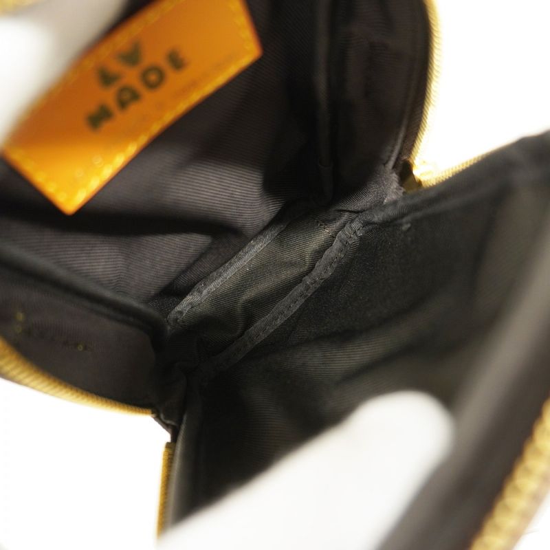 Louis Vuitton Shoulder Bag Monogram Stripe NIGO Double Phone Pouch M81005 Brown