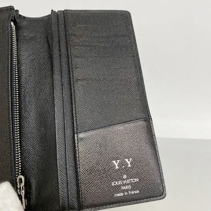 Louis Vuitton Long Wallet Damier Graphite Formerly Shape Portefeuille Brazza