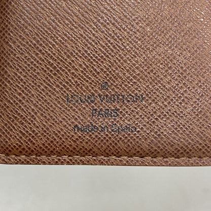 Louis Vuitton Wallet Monogram Porte Monnaie Viennois M61663 Brown Ladies