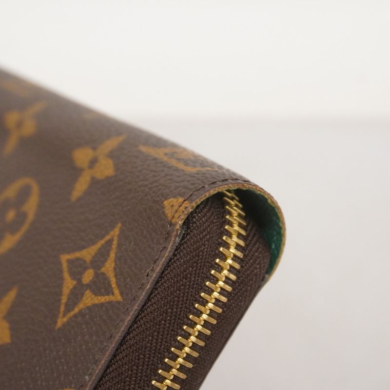 Louis Vuitton Long Wallet Monogram Animogram Zippy Wallet M83689 Brown Green