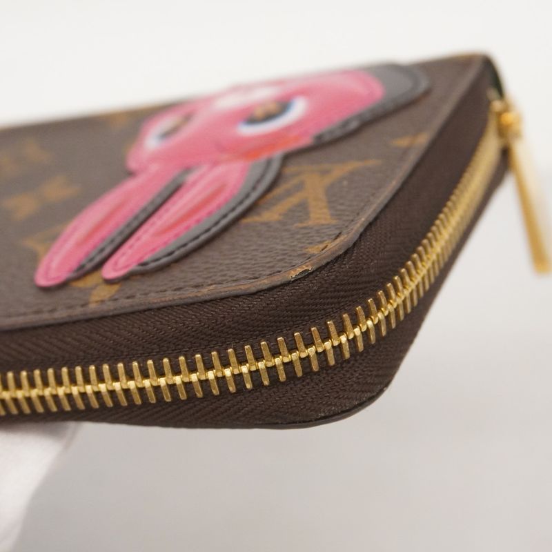 Louis Vuitton Long Wallet Monogram Animogram Zippy Wallet M83689 Brown Green