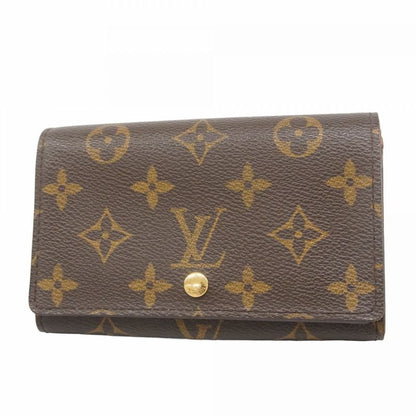 Louis Vuitton Wallet Monogram Porte Monnaie Vie Trésor M61730 Brown Ladies