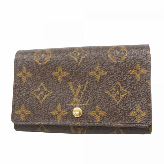 Louis Vuitton Wallet Monogram Porte Monnaie Vie Trésor M61730 Brown Ladies
