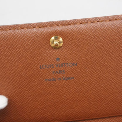 Louis Vuitton Wallet Monogram Porte Monnaie Vie Trésor M61730 Brown Ladies