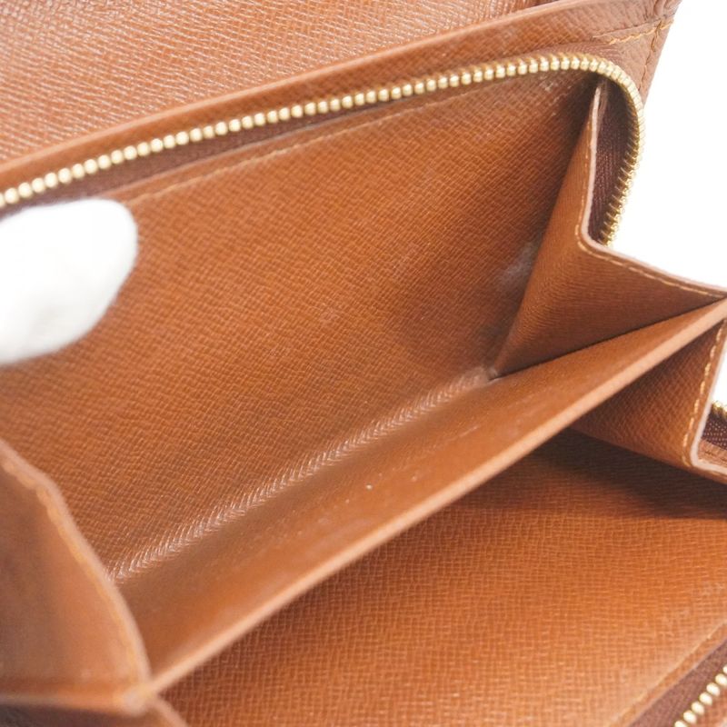 Louis Vuitton Wallet Monogram Porte Monnaie Vie Trésor M61730 Brown Ladies