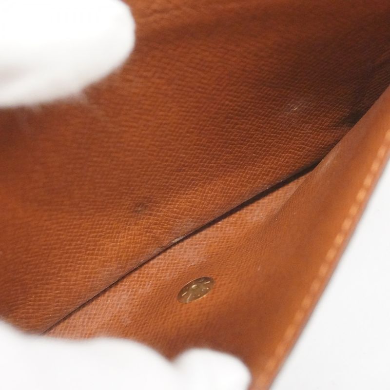 Louis Vuitton Wallet Monogram Porte Monnaie Vie Trésor M61730 Brown Ladies