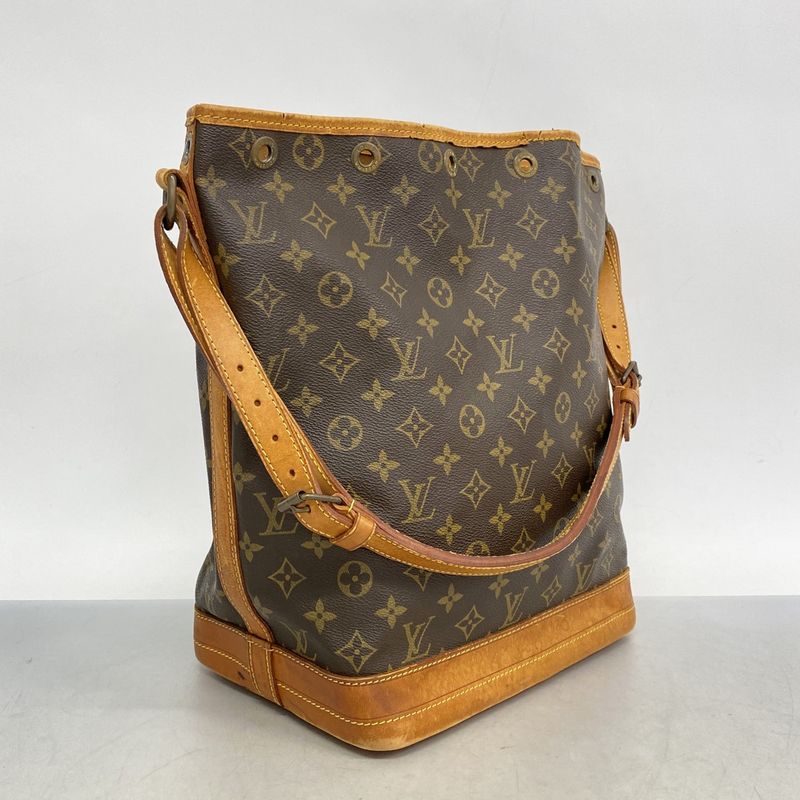 Louis Vuitton Shoulder Bag Monogram Noe M42224 Brown Ladies