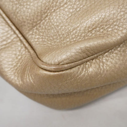Gucci Shoulder Bag Soho 308983 Leather Beige Chien Pan Gold Hardware Women