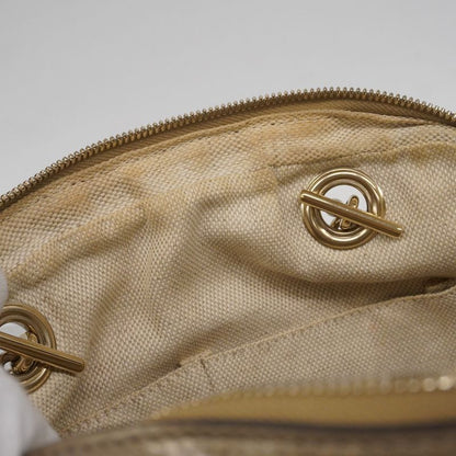 Gucci Shoulder Bag Soho 308983 Leather Beige Chien Pan Gold Hardware Women
