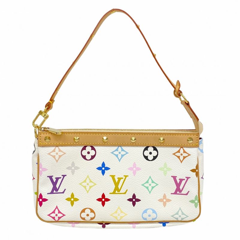Louis Vuitton Pouch Monogram Multicolor Pochette Accessoire M92649 Bronze Ladies