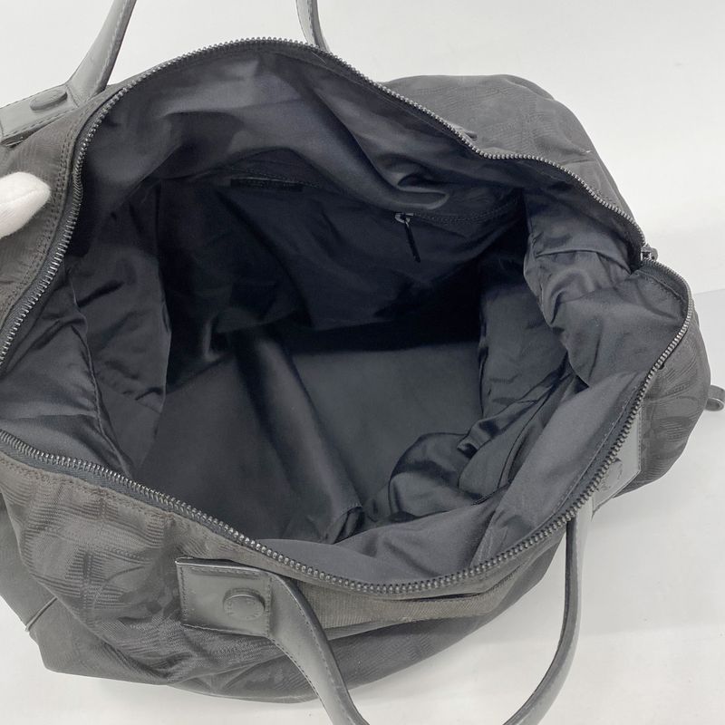 Chanel Handbag New Travel Nylon Black Cles Deuce