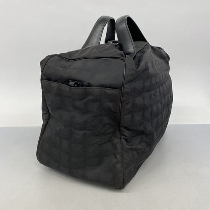 Chanel Handbag New Travel Nylon Black Cles Deuce