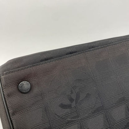Chanel Handbag New Travel Nylon Black Cles Deuce