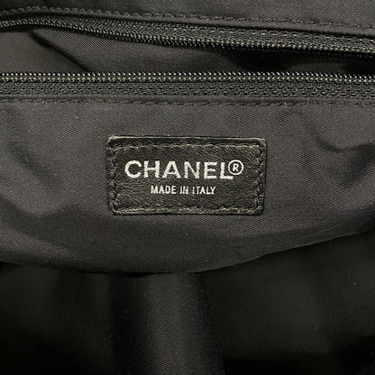 Chanel Handbag New Travel Nylon Black Cles Deuce