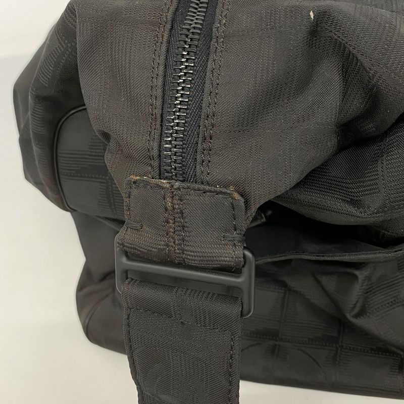 Chanel Handbag New Travel Nylon Black Cles Deuce