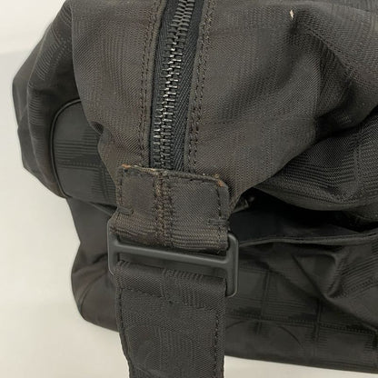 Chanel Handbag New Travel Nylon Black Cles Deuce