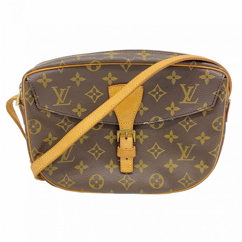 Louis Vuitton Shoulder Bag Monogram Genefeuille MM M51226 Brown Ladies