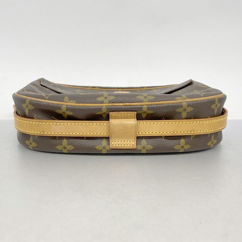 Louis Vuitton Shoulder Bag Monogram Genefeuille MM M51226 Brown Ladies