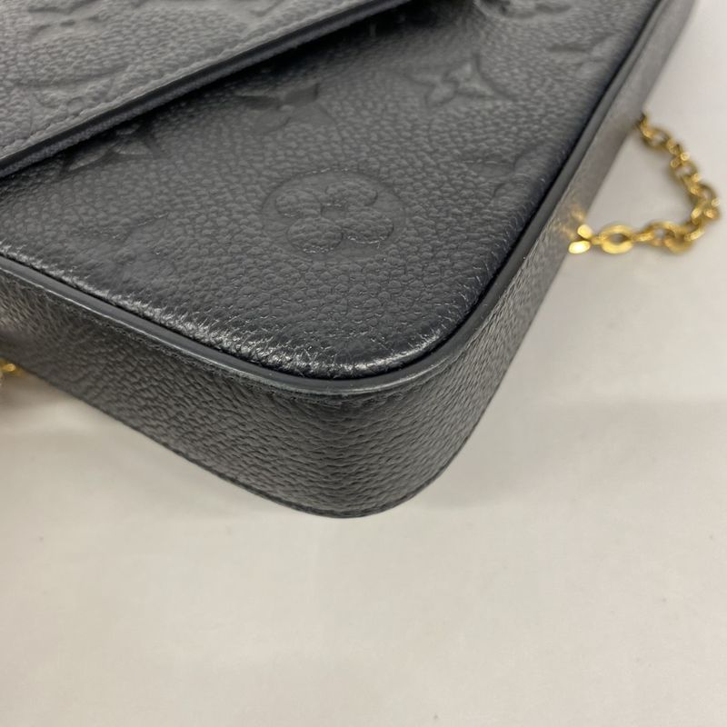 Louis Vuitton Shoulder Wallet Monogram/empreinte Pochette Felicie M82477 Noir