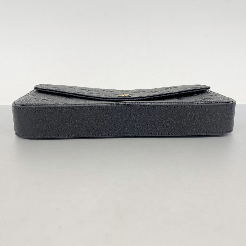 Louis Vuitton Shoulder Wallet Monogram/empreinte Pochette Felicie M82477 Noir