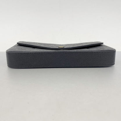 Louis Vuitton Shoulder Wallet Monogram/empreinte Pochette Felicie M82477 Noir