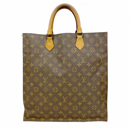 Louis Vuitton Tote Bag Monogram Sac Pla M51140 Brown Women