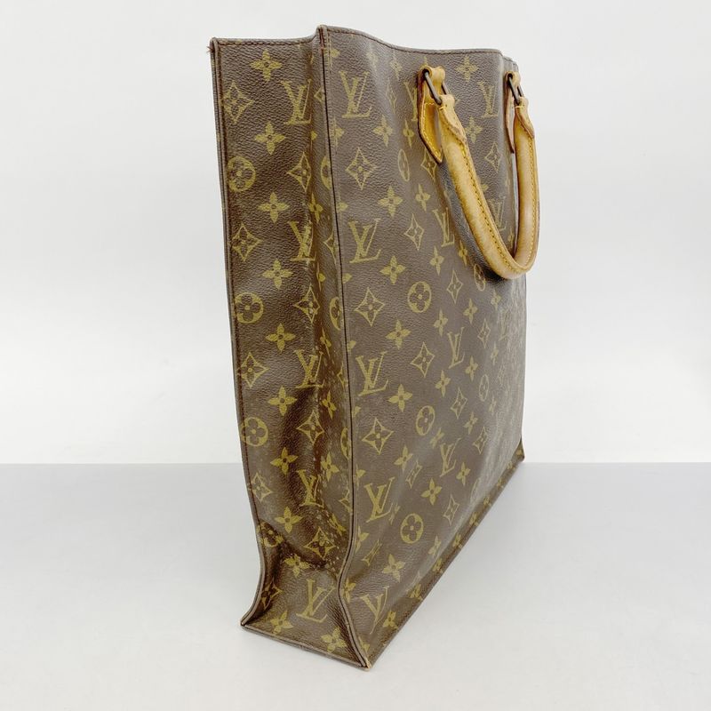 Louis Vuitton Tote Bag Monogram Sac Pla M51140 Brown Women