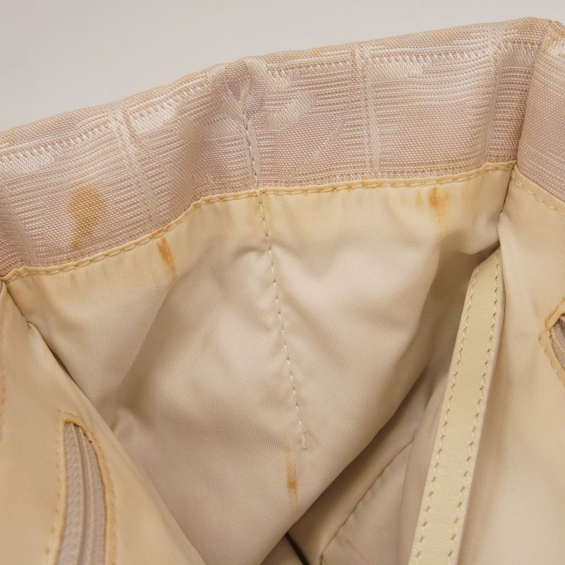 Chanel Tote New Travel Nylon Pink White Women's