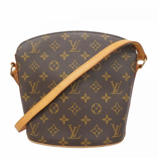 Louis Vuitton Shoulder Bag Monogram Drouot M51290 Brown Ladies