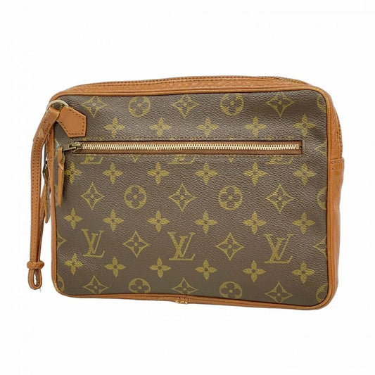Louis Vuitton Clutch Bag Monogram Pochette Sport Brown Men's