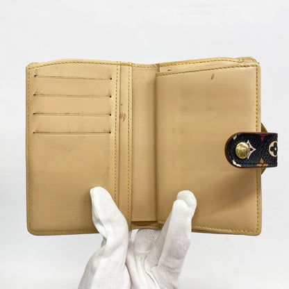 Louis Vuitton Wallet Monogram Multicolor Porte Monnaie Viennois M92988 Noir