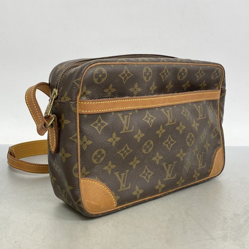 Louis Vuitton Shoulder Bag Monogram Trocadero 30 M51272 Brown Ladies