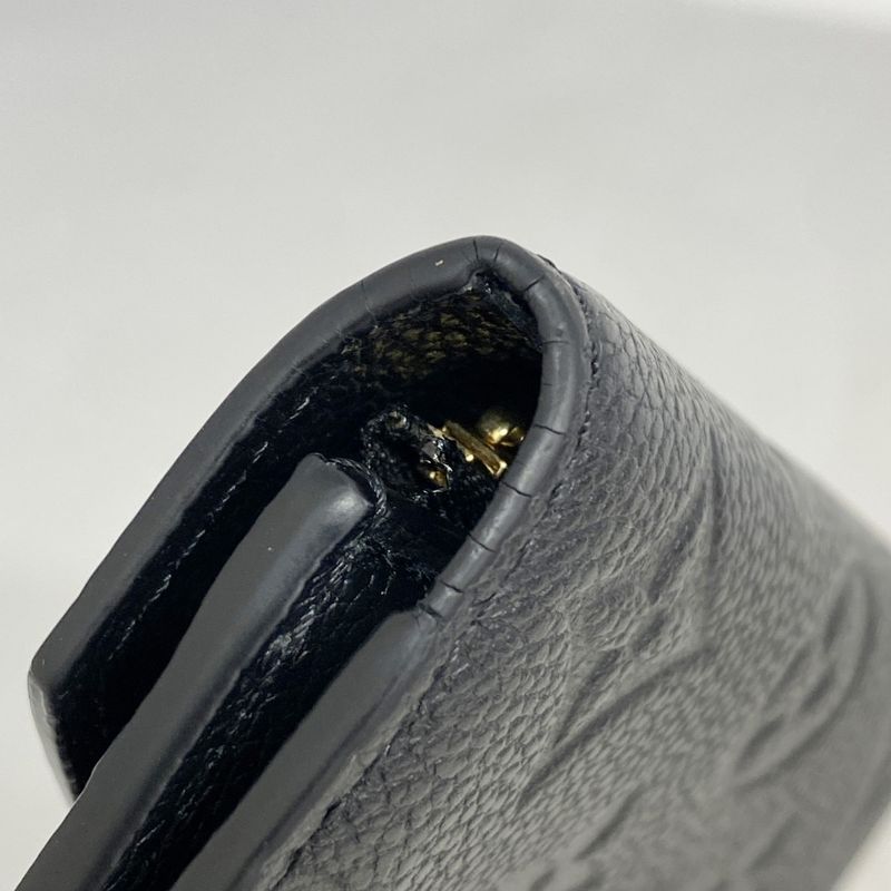 Louis Vuitton Monogram And Empreinte Portefeuille Victorine Trifold Wallet