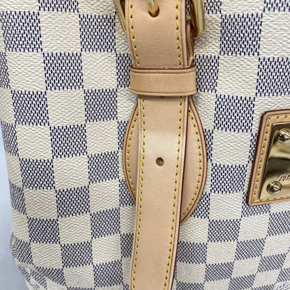 Louis Vuitton Tote Bag Damier Azure Hampstead MM N51206 White Women's