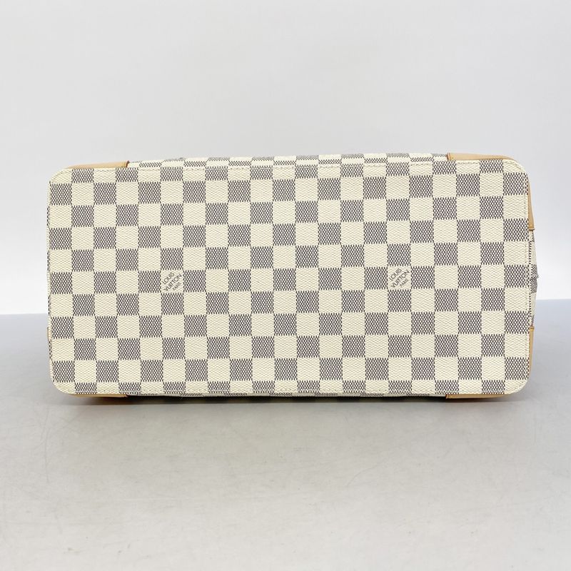 Louis Vuitton Tote Bag Damier Azure Hampstead MM N51206 White Women's