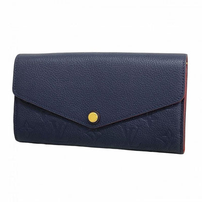 Louis Vuitton Long Wallet Monogram/empreinte Portefeuille Sarah M62125 Marine