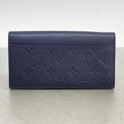 Louis Vuitton Long Wallet Monogram/empreinte Portefeuille Sarah M62125 Marine