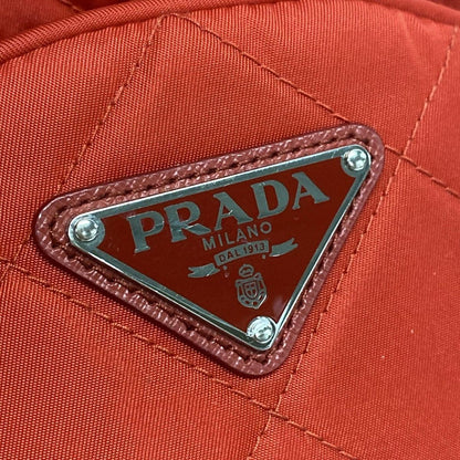 Prada Rucksack Tessuto Impuntu Backpack 1bz066 Rosso (Red) Quilted Leather