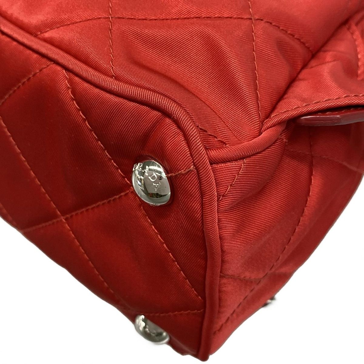 Prada Rucksack Tessuto Impuntu Backpack 1bz066 Rosso (Red) Quilted Leather