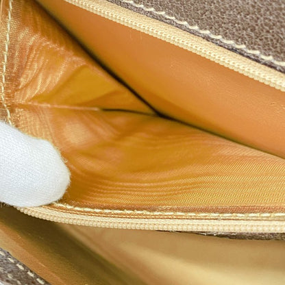 Gucci Shoulder Bag Bamboo 001 2113 1622 Leather Brown Gold Hardware Women