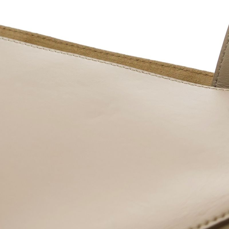 Loewe Puzzle Fold Tote Beige Leather Medium Shoulder Bag Tote Bag