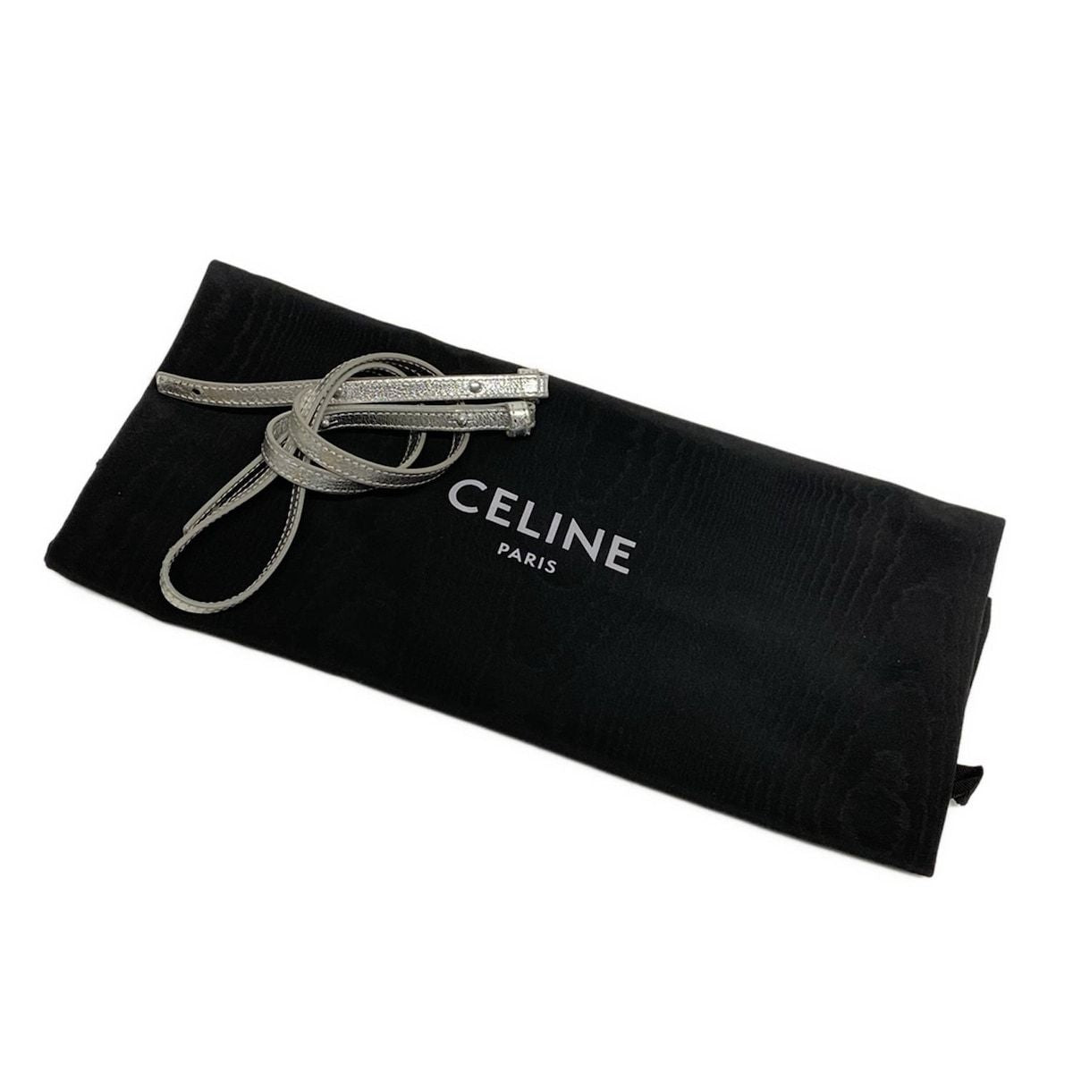 Celine Tote Bag Excellent Condition Vertical Cabas Small Silver Leather